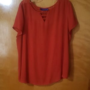 Apt 9 Blouse tomato colored